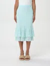 Bottega Veneta Skirt  Woman Color Turquoise