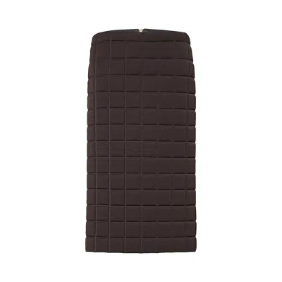 Pre-owned Bottega Veneta Skirt 'chocolate' | Brown | Women's Size 40