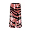 Bottega Veneta Multicolor Embellished Viscose Skirt In Multicolour