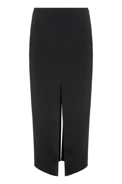 Bottega Veneta Skirt With Slits In Black