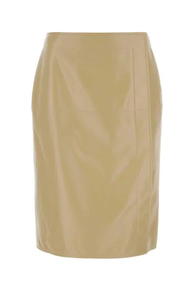Bottega Veneta Skirts In Nude