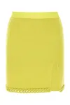 Bottega Veneta Chenille Twisted Mesh Skirt