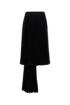 Bottega Veneta Women's Polyester Pant-skirt In Black
