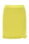 Bottega Veneta Chenille Twisted Mesh Skirt