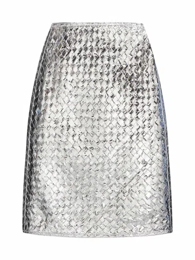 Bottega Veneta Skirts In Silver