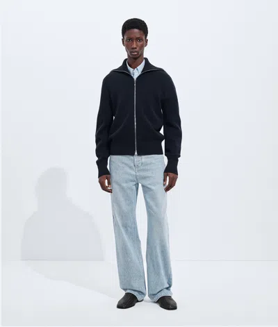 Bottega Veneta Bottega  Veneta Sky Bleached Wide Leg Jeans In Black