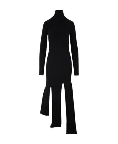 BOTTEGA VENETA BOTTEGA VENETA ASYMMETRIC KNITTED DRESS