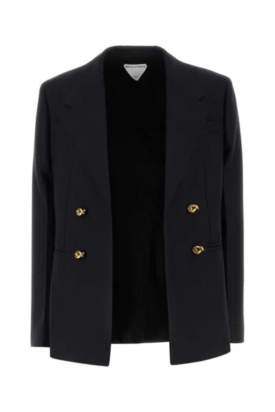 BOTTEGA VENETA SLATE WOOL BLAZER