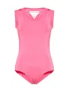 Bottega Veneta Sleeveless Knitted Vest Top In Fuchsia