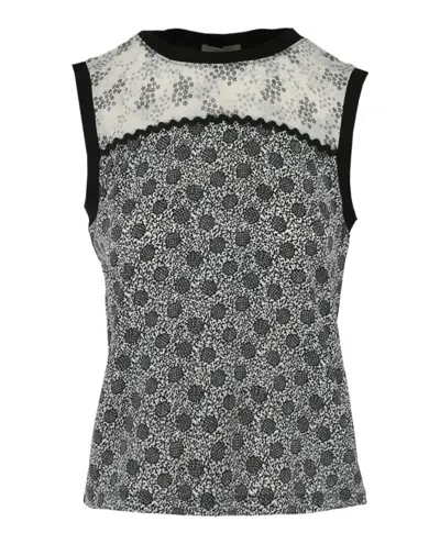 Bottega Veneta Sleeveless Printed Knit Top