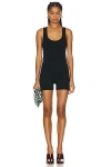Bottega Veneta Sleeveless Romper In Black