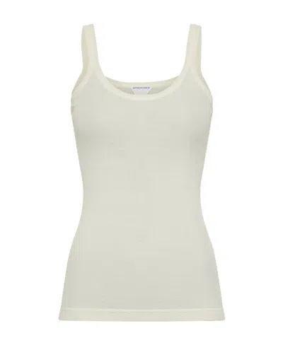 Bottega Veneta Sleeveless Vest In White