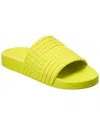 Bottega Veneta Slider Rubber Slide In Yellow
