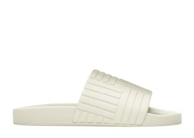 Pre-owned Bottega Veneta Slider (womens) Sneakers In Sea Salt