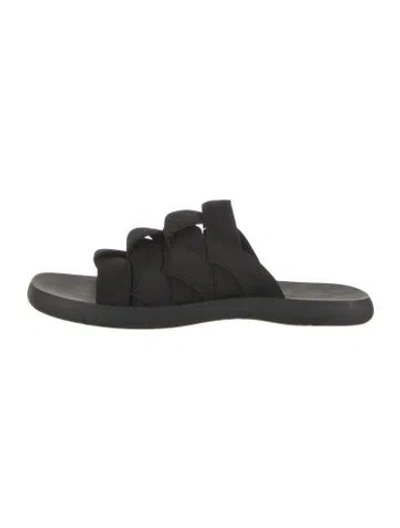 Pre-owned Bottega Veneta Slides W/ Tags In Black