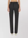 Bottega Veneta Slim Fit Straight Leg Tailored Trousers In Black