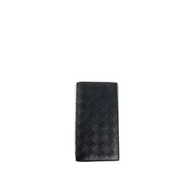 BOTTEGA VENETA SLIM LONG INTRECCIATO WALLET