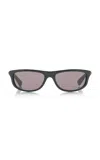 Bottega Veneta Slim Square-frame Acetate Sunglasses In Black