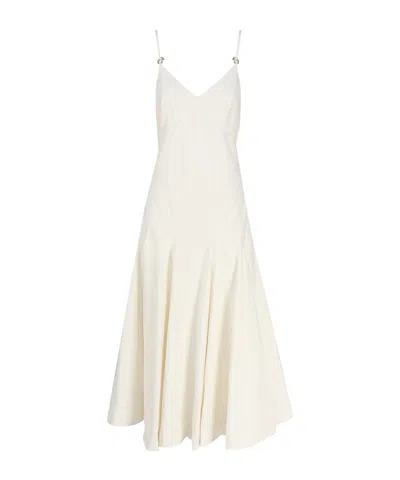 Bottega Veneta Sling Dress In White