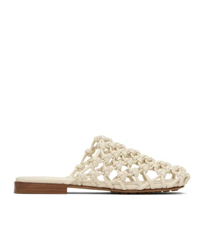 Bottega Veneta Slingback Mules In Gray