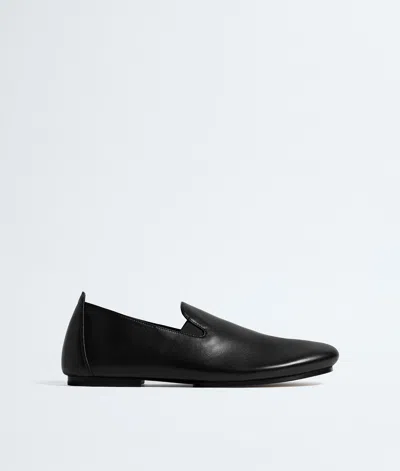 Bottega Veneta Lagoon Nappa Leather Loafers In Black