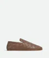 Bottega Veneta Sunday Woven Slippers In Pinecone