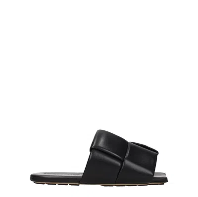 Bottega Veneta Slippers And Hooves Man Leather Black