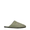Bottega Veneta Leather Intrecciato Slippers