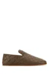 Bottega Veneta Sunday Woven Slippers In Brown