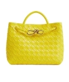 Bottega Veneta Womens Sulfur-muse B-sulfur Andiamo Small Leather Top-handle Bag In Yellow