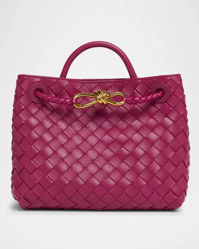 Bottega Veneta Small Andiamo Bag In Red