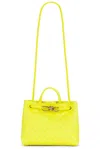 Bottega Veneta Womens Sulfur-muse B-sulfur Andiamo Small Leather Top-handle Bag In Yellow