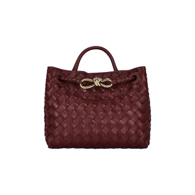 Pre-owned Bottega Veneta Small Andiamo Bag 'barolo' | Red | Women's Size Onesize