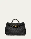 Bottega Veneta Small Andiamo Bag In Black
