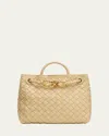 Bottega Veneta Small Andiamo Bag In Light Butter
