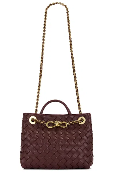 Bottega Veneta Andiamo Bag Small In Brown