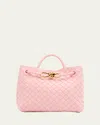 Bottega Veneta Small Andiamo Bag In Pink