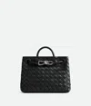 Bottega Veneta Andiamo Small Bag In Black
