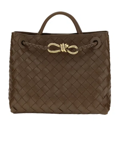 Bottega Veneta Small Andiamo In Brown