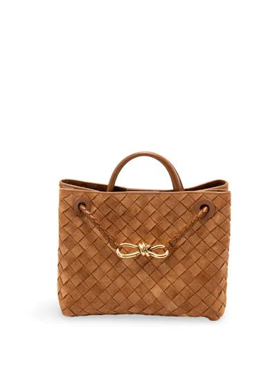 Bottega Veneta ``small Andiamo` In Brown