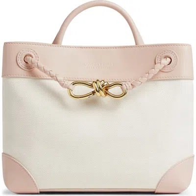 Bottega Veneta Small Andiamo Canvas & Leather Top Handle Bag