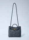 Bottega Veneta Women Small Andiamo Handbag In Gray