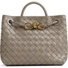Bottega Veneta Small Andiamo Intrecciato Shoulder Bag