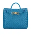 Bottega Veneta Small Andiamo Knitted Shoulder Bag In Nude