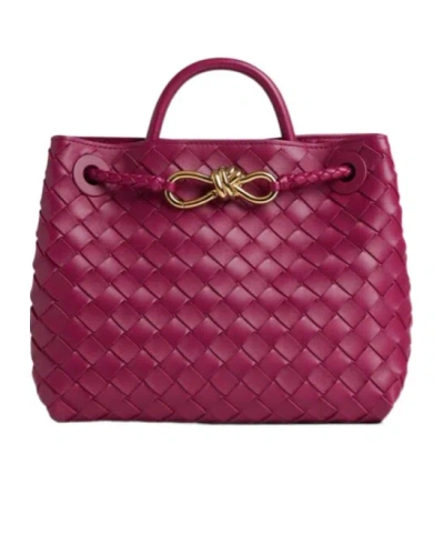 Bottega Veneta Small Andiamo In Red
