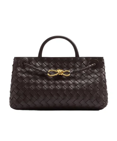 Bottega Veneta East-west Andiamo In Brown