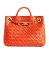 Bottega Veneta Small Andiamo Shoulder Bag With Chain Strap In Red