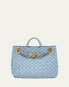 Bottega Veneta Small Andiamo Shoulder Bag With Chain Strap