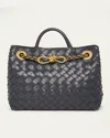 Bottega Veneta Small Andiamo Chain In Shadow