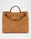 Bottega Veneta Small Andiamo Suede Tote Bag